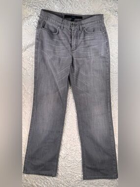 Escada Sport Gray Jeans with Branded Button